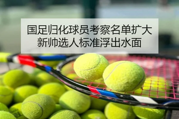 国足归化球员考察名单扩大 新帅选人标准浮出水面